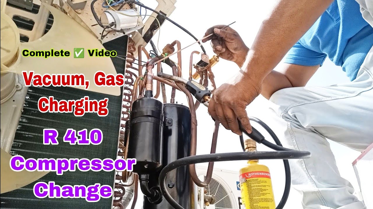 Split Ac Compressor Installation || Split Ac Compressor Change