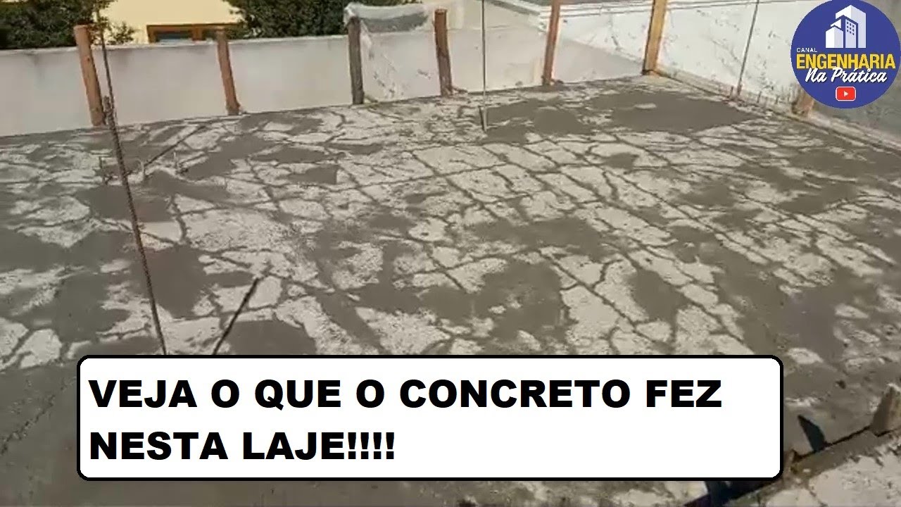 POR QUE ESTA LAJE TRINCOU...DEPOIS DA CONCRETAGEM!!!