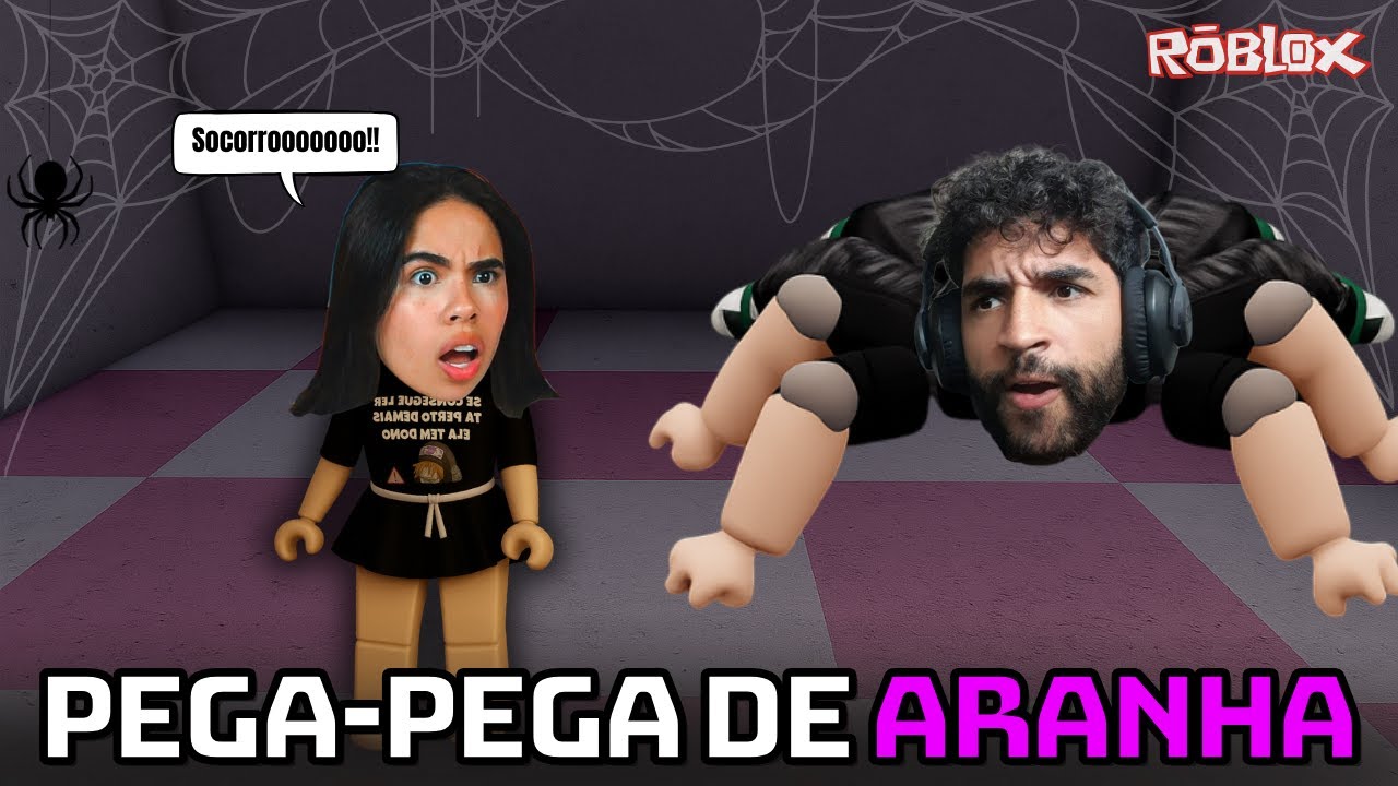 Pega-Pega SPIDER com minha IRMÃ – IRMÃOS CONTRA | Roblox