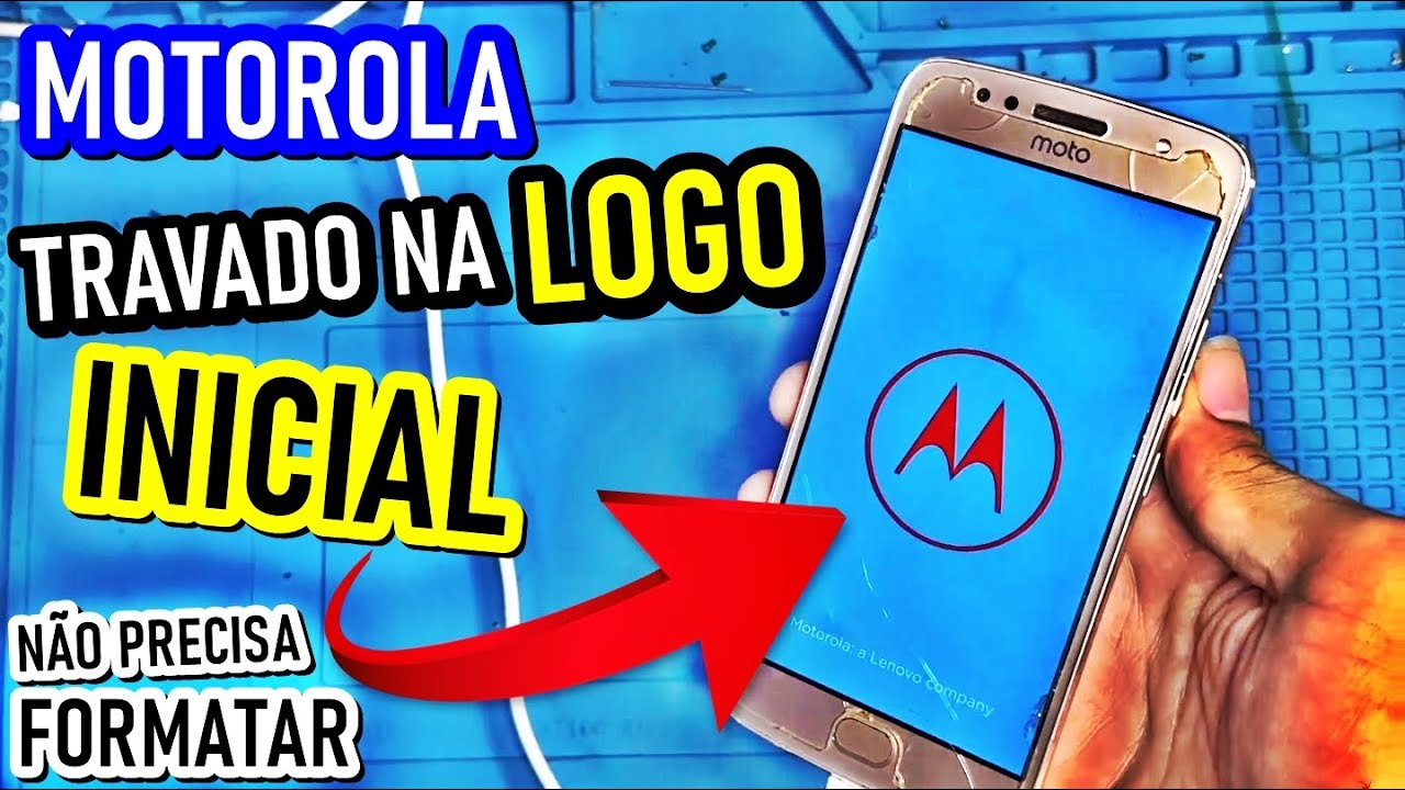 Motorola TRAVADO na Tela INICIAL Como Resolver SEM FORMATAR ( 4 Solução Simples  que resolve )
