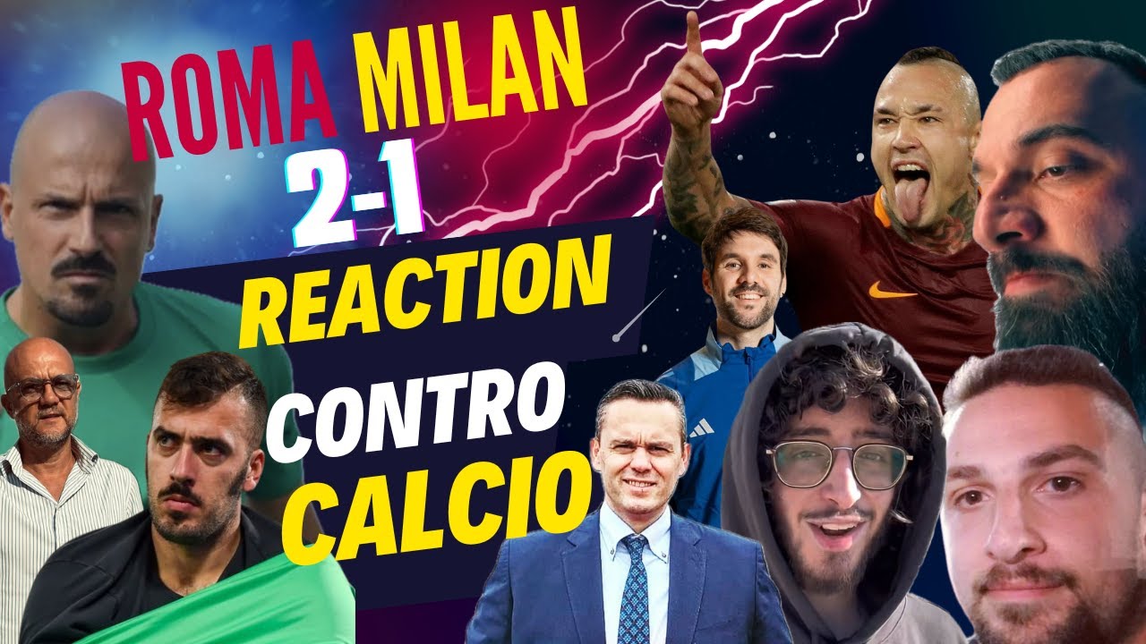 REACTION ROMA vs MILAN 2-1 w/ Nainggolan, Er Faina, En3rix, Viviano
