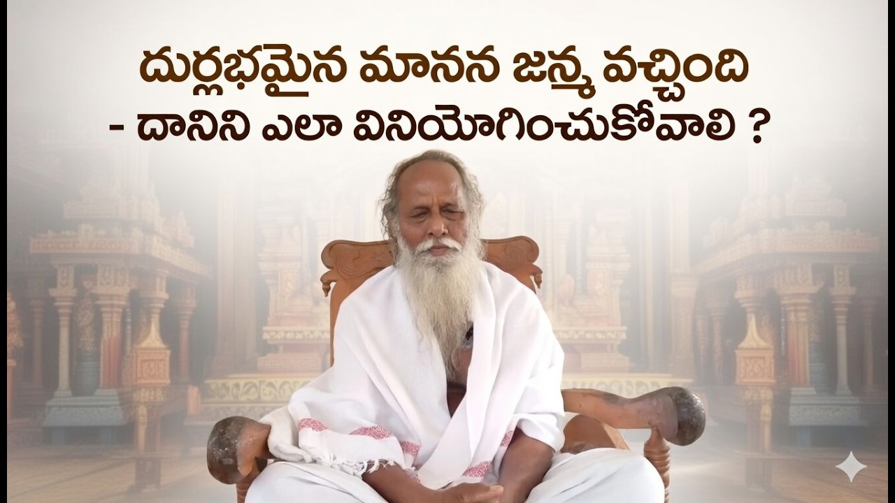 228 | దుర్లభమైన మానవ జన్మ - ఎలా వినియోగించుకోవాలి ? | Siddha Vidya