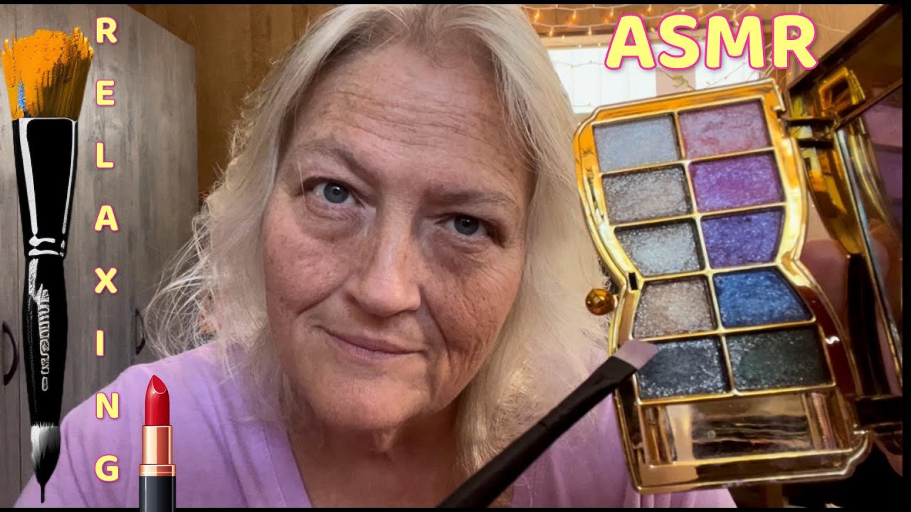 ASMR/RELAXING ** I'm doing your 80'S Makeup💄**Soft Spoken