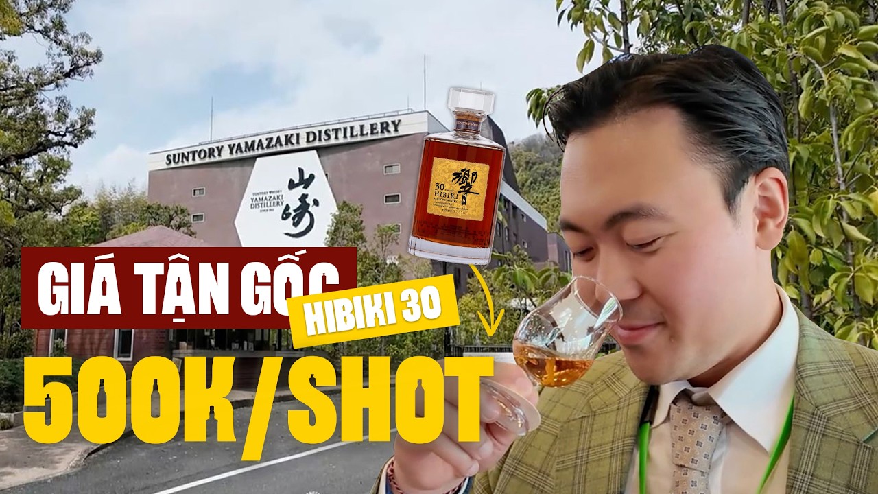 Quẹt 2 Triệu Thử 4 Chai Rượu tại nhà máy Yamazaki | Distillery Visit #5