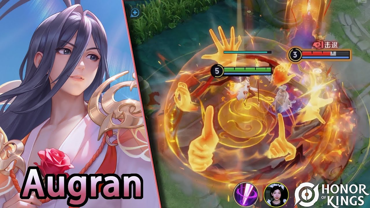 Honor of Kings（Augran） Augran's anime cooperation skin ｜Skin de cooperação de anime de Augran