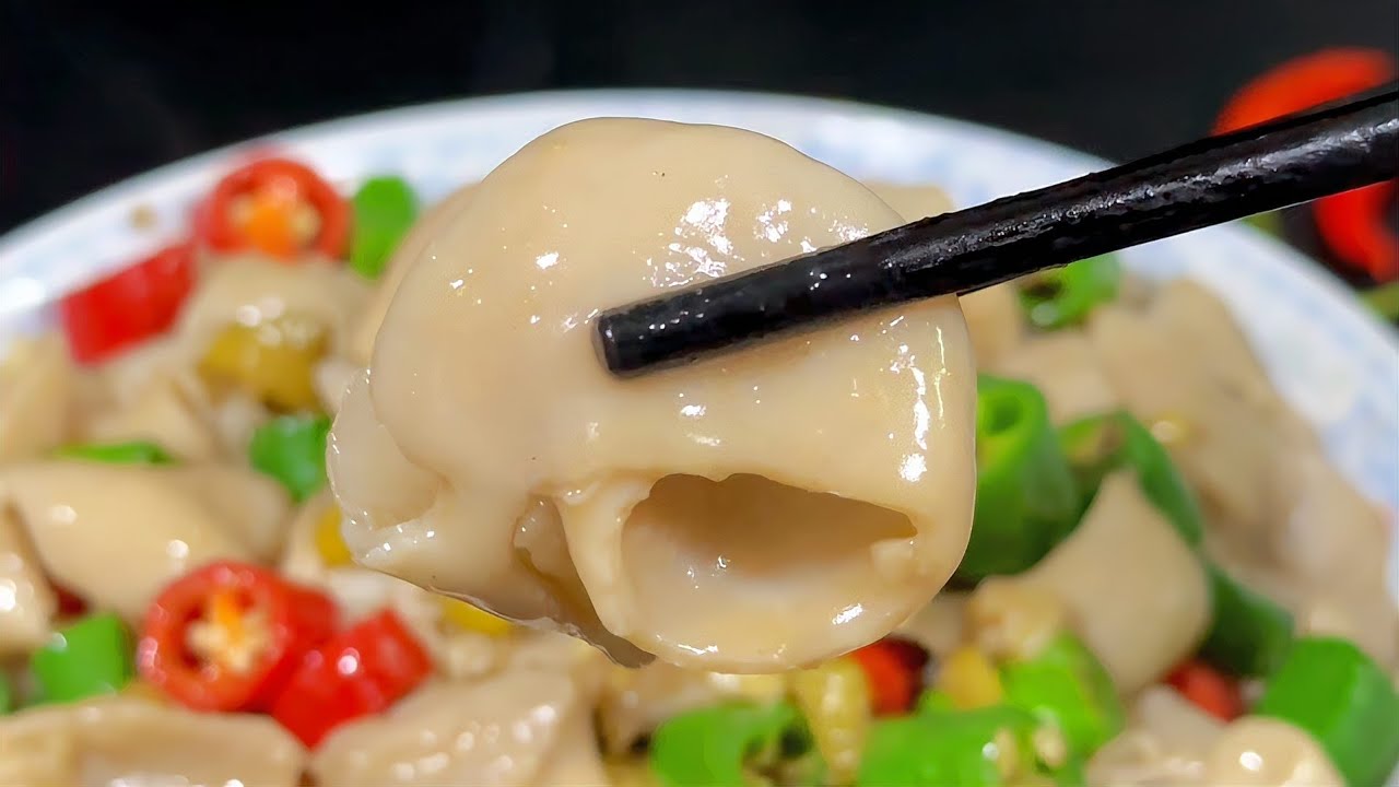 生炒豬大腸脆嫩爽口無腥味，秘訣全在這兩步 #生炒猪大肠，烹饪技巧，脆嫩，无腥味，下饭菜