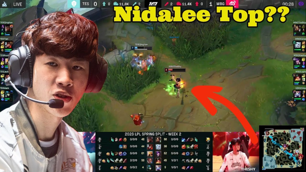 TheShy Plays Nidalee Top In The LPL And This Happens...