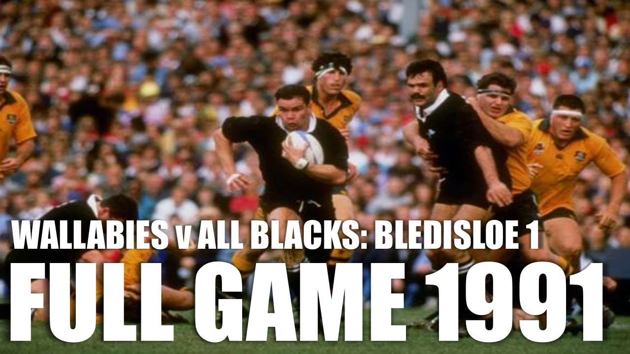 Australia v New Zealand | 1991 Bledisloe Cup | Test 1 | Full Game