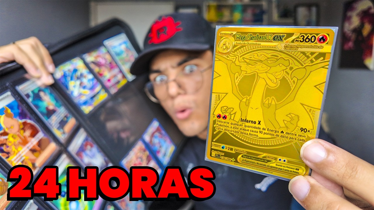 COMPLETEI a COLEÇÃO de 216 CARTAS em 24 HORAS Fogo Fantasmagorico!!