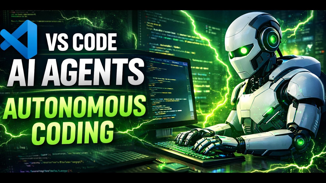 VS Code + AI Agents = Autonomous Coding 🤯