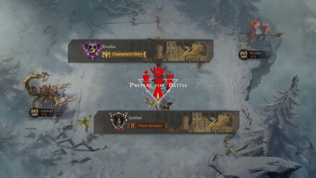 Tavern Gambit Aura with Frost PVP 5 #dragonheir  #HymnofChessandBlade