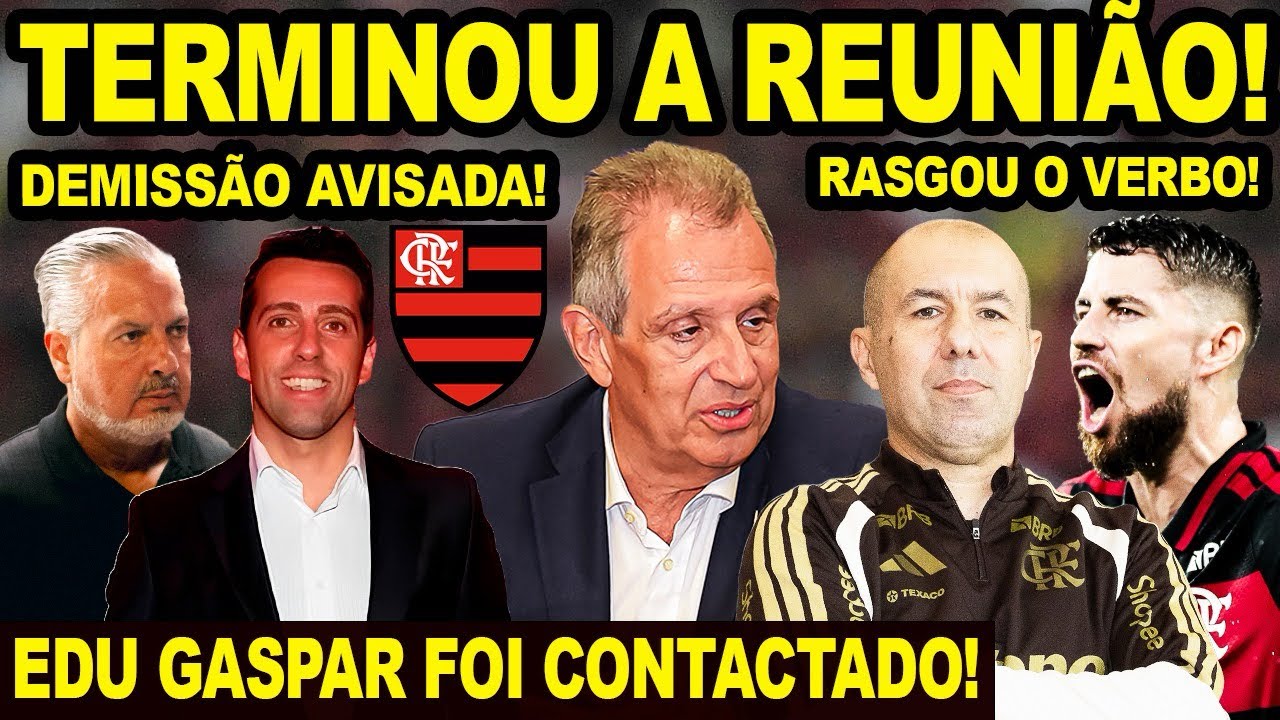 TERMINOU A REUNIÃO! BAP AVISOU QUE VAI MANDAR JOSÉ BOTO EMBORA DO FLAMENGO? JORGINHO RASGOU O VERBO!