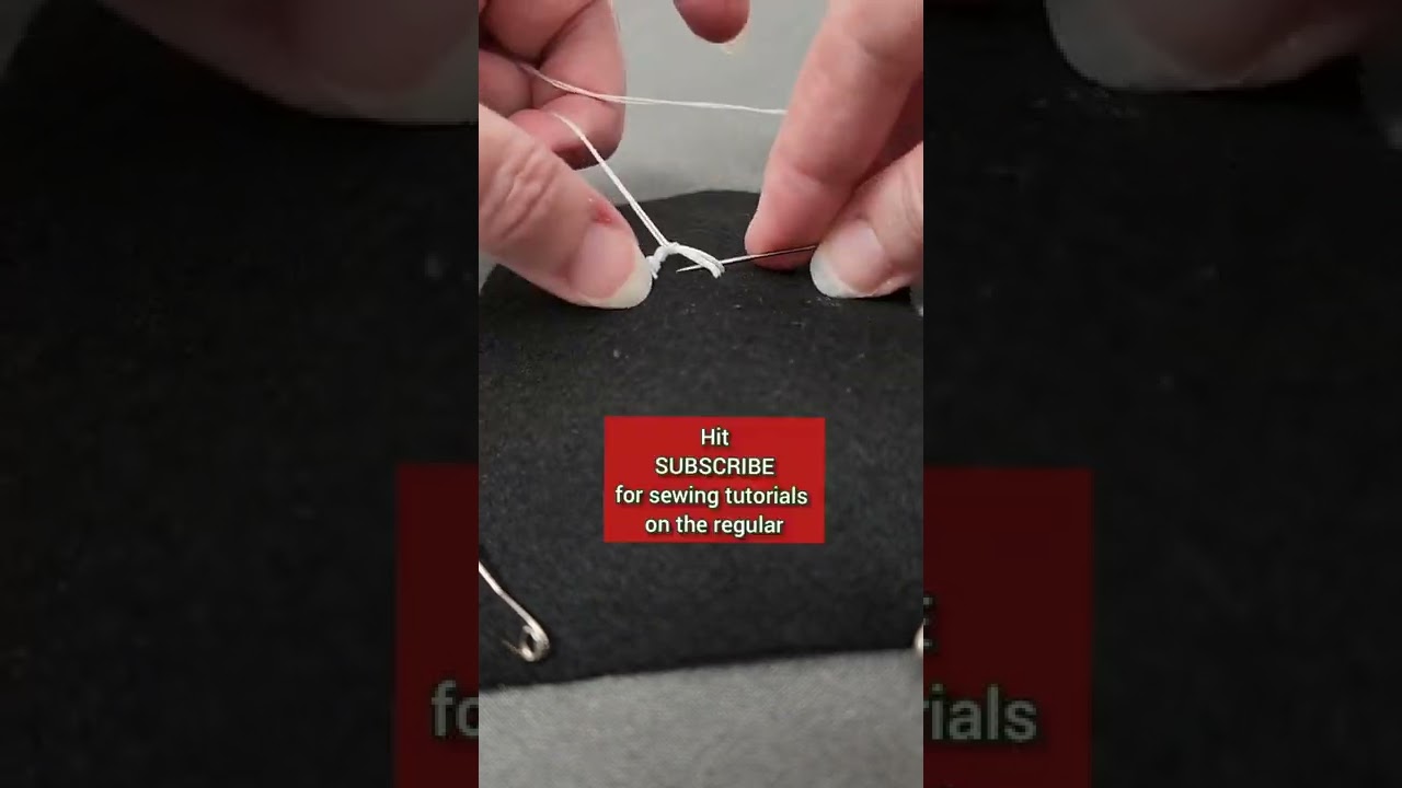 Heavy Duty Bustle Loop for Party Reception Bride | How to sew an extra strong bustle loop stitch