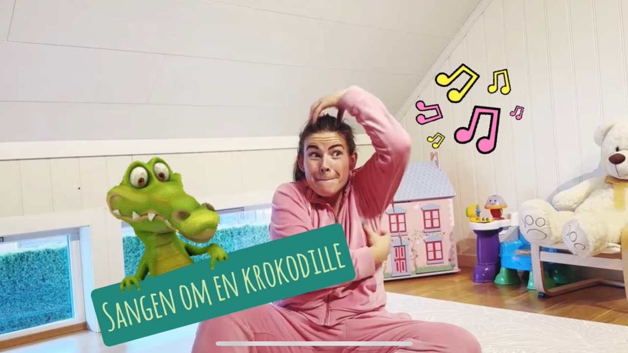 Sangen om en krokodille - Barnesanger på norsk 