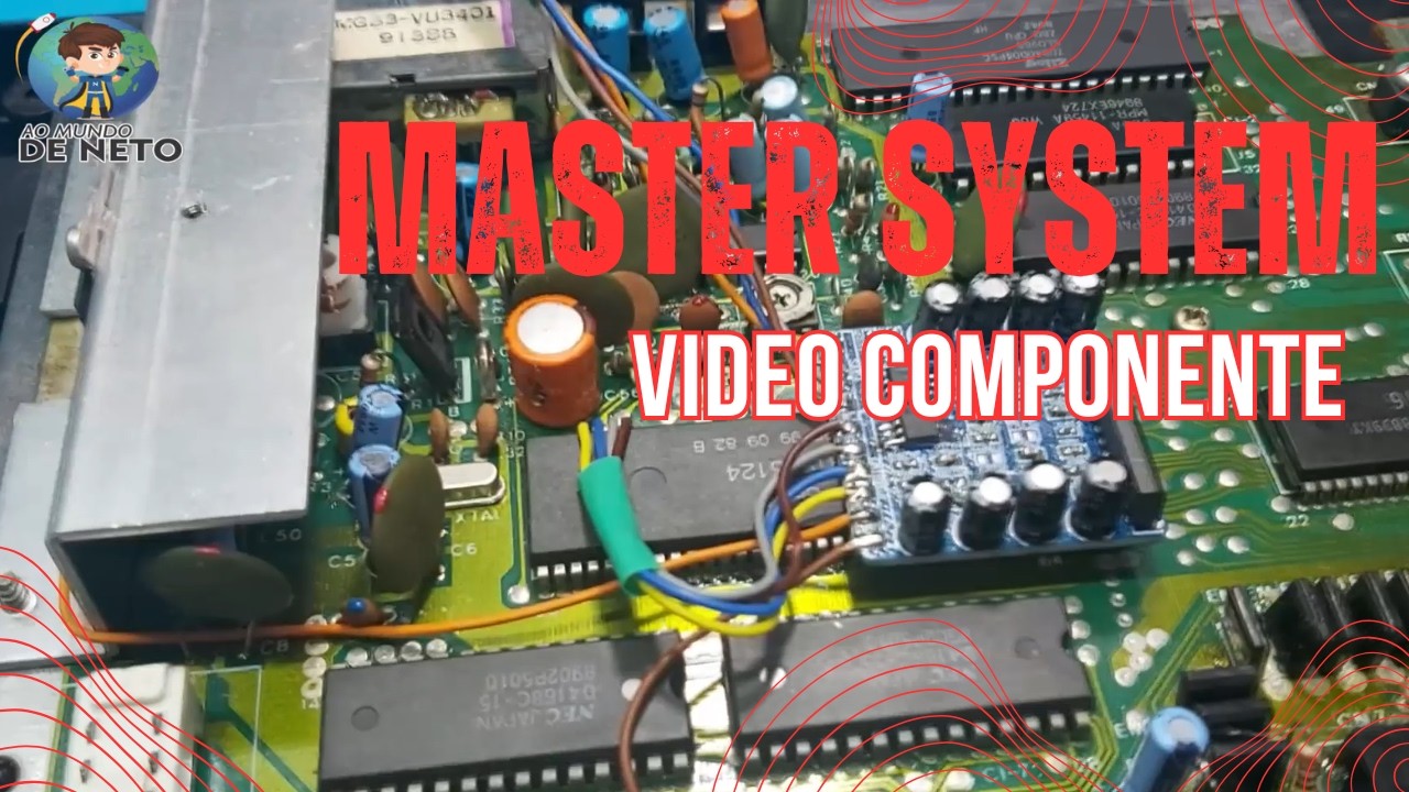 MASTER SYSTEM VIDEO COMPONENTE E NTSC
