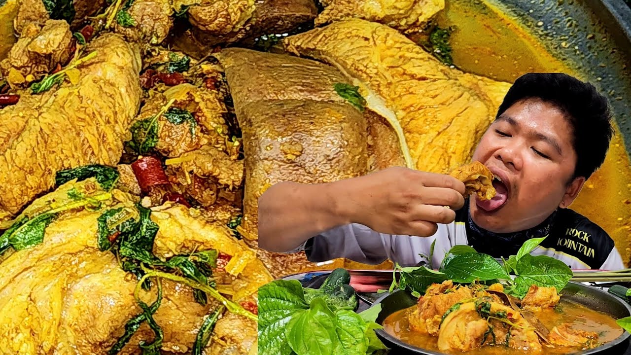 โหยยกระดูกใบพายหมูแซ่บๆ#mukbang #food #eatingshow 