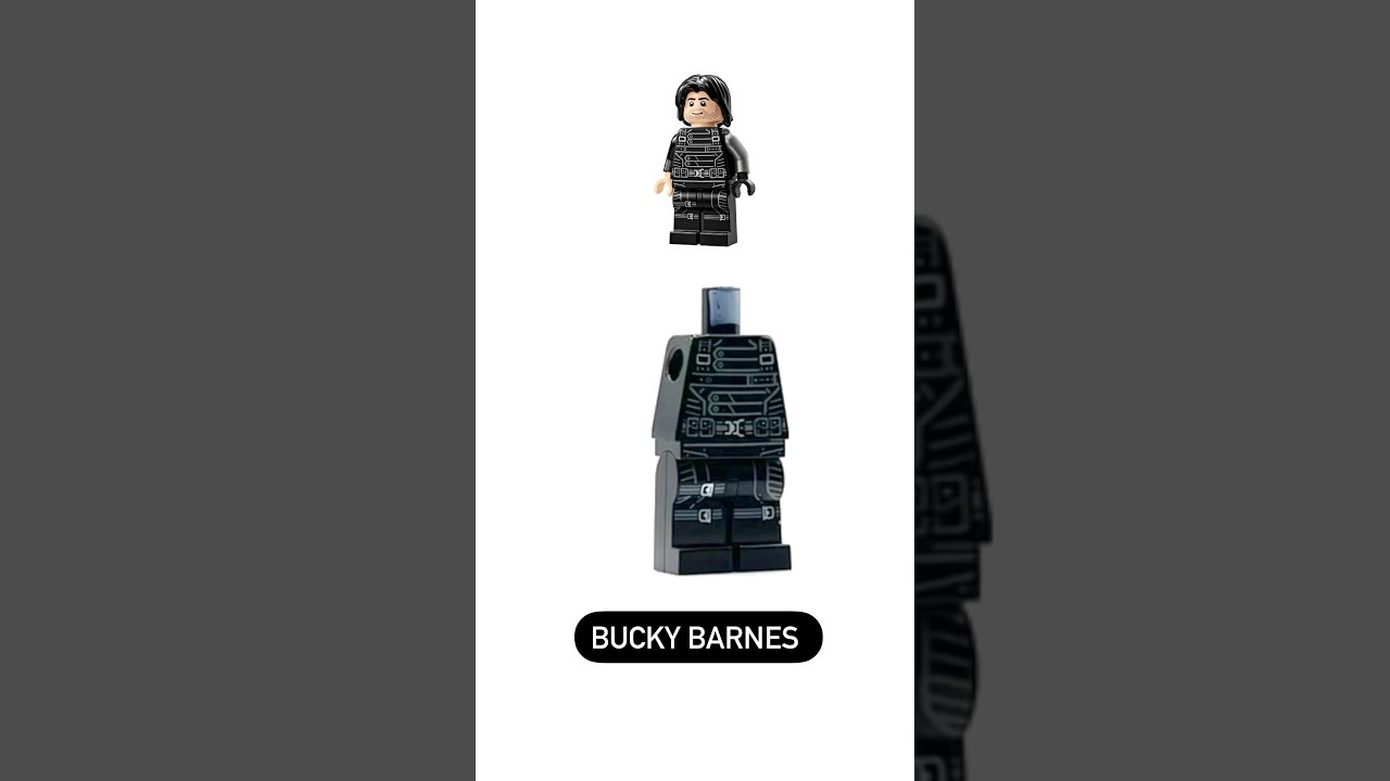 How To Make A LEGO WINTER SOLDIER Minifigure From Captain America: The Winter Soldier! #shorts