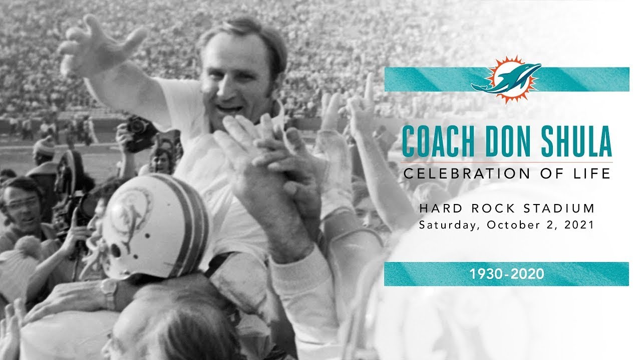 Coach Don Shula Celebration of Life at Hard Rock Stadium