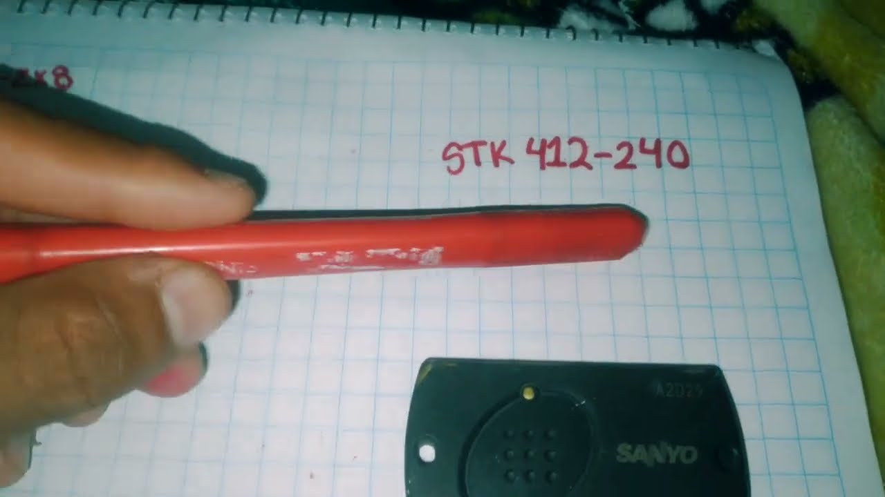 Stk412-240 no da audio al reemplazarlo?, aquí tengo la solución ⚠️