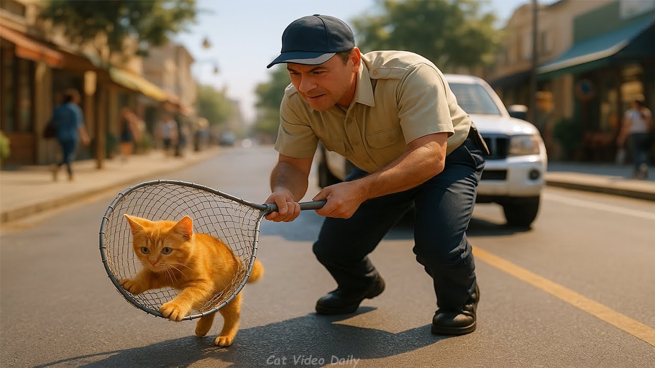 Brave Mom Cat&rsquo;s Daring Rescue from the Animal Catcher Van