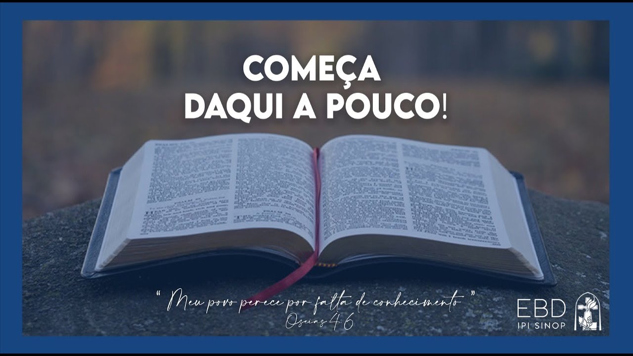Escola Bíblica  Dominical - 08/02/2026