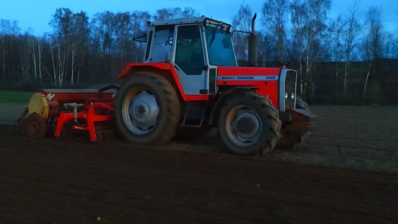 Siewy 2021 💪 Massey Ferguson 698 + Awemak 2.7m & Poznaniak 🚜 Engine Sound
