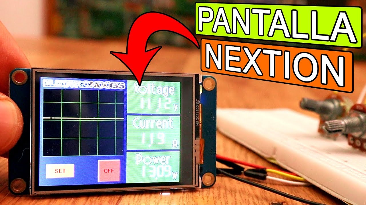 Pr#59 - pantalla NEXTION - Fuente digital PARTE 1