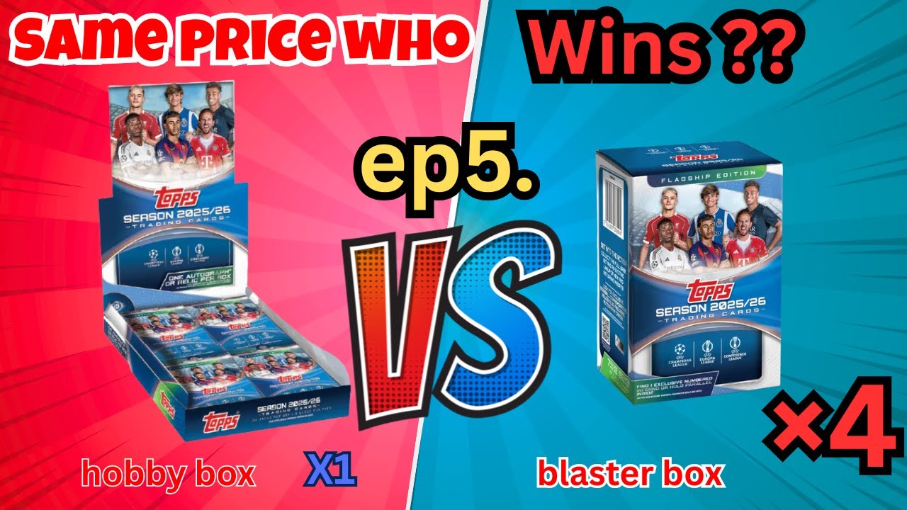 5 Times in a Row... Is Hobby Box ALWAYS the Winner?