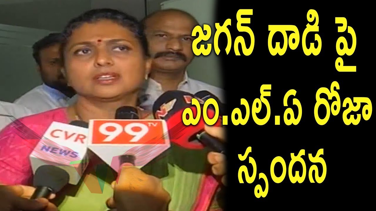 MLA Roja Talks to Media About Attack on Y S Jagan | Y S Jagan | Roja - Wings