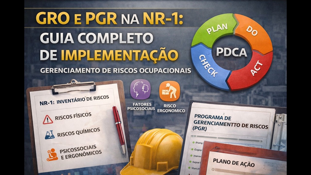 NR-1 Atualizada: Como Aplicar o GRO e o PGR na Pr&aacute;tica