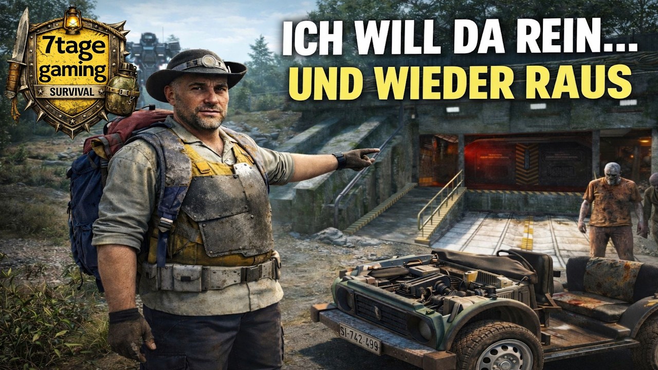 SCUM Gameplay Deutsch |  Ich muss mal in den Bunker rein