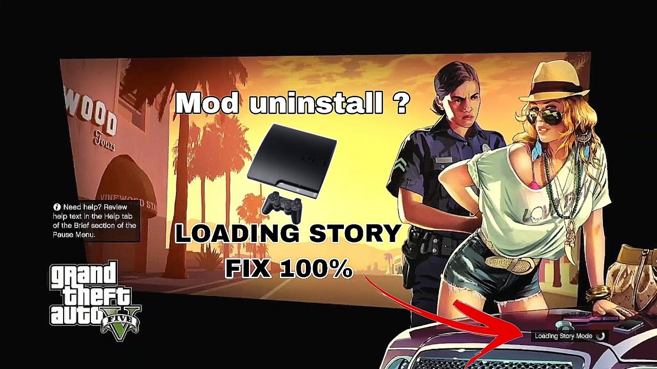Как исправить ошибку бесконечного экрана загрузки GTA 5 на PS3 #ps3