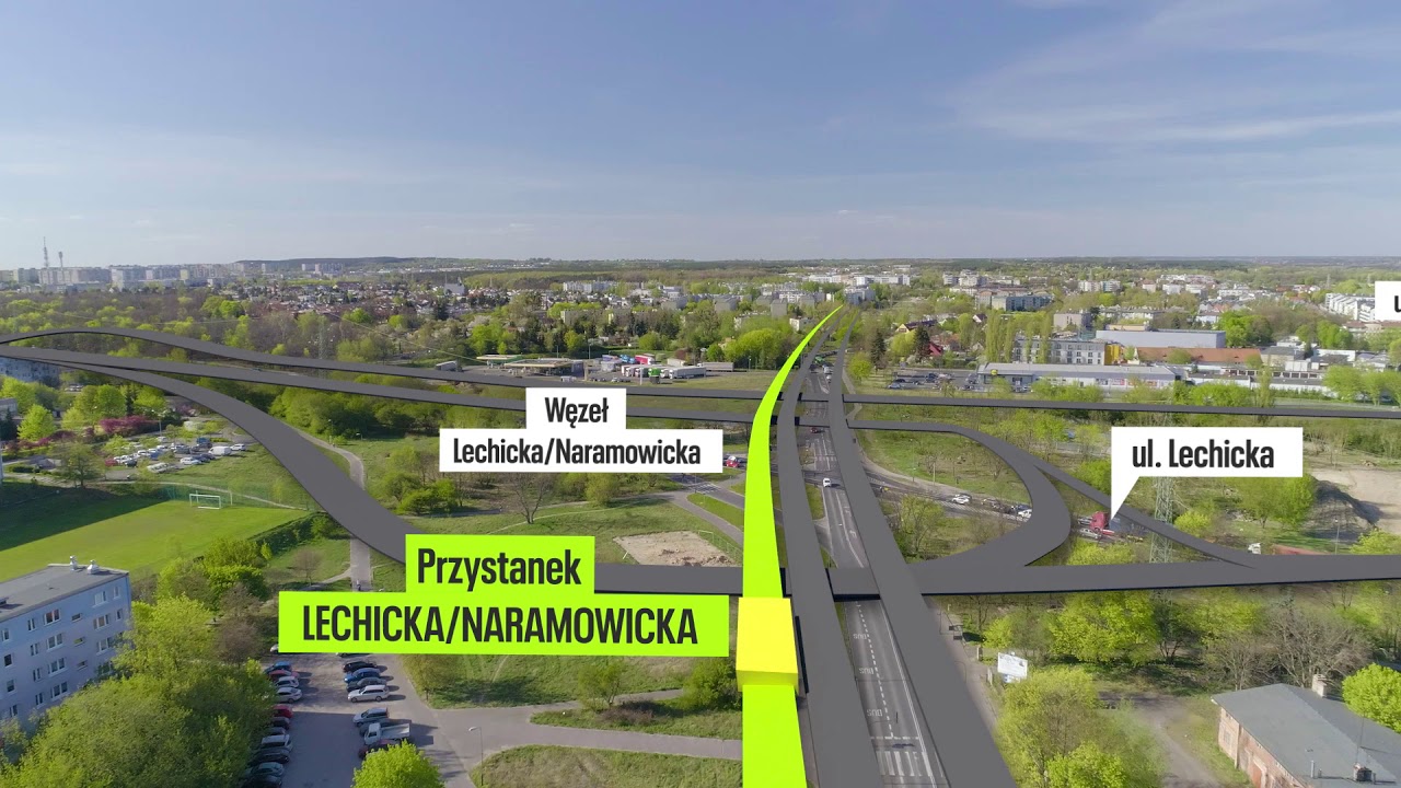 Trasa tramwaju na Naramowice