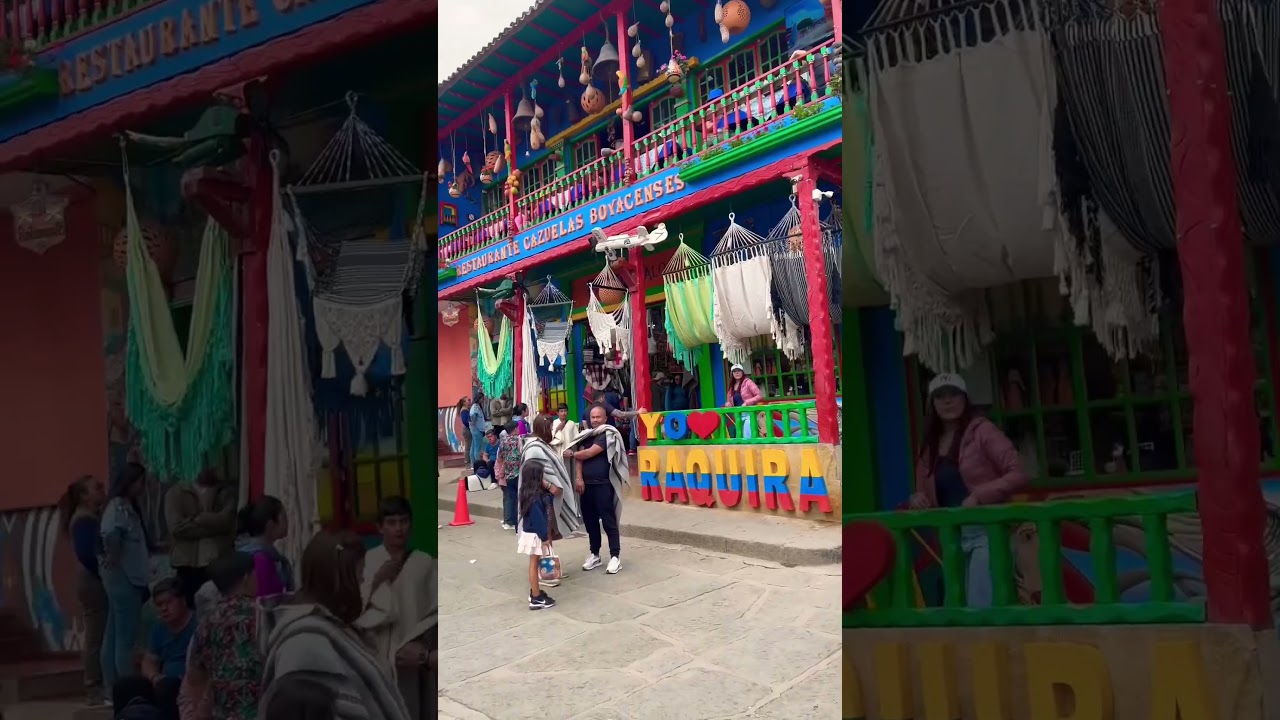 La capital artesanal de Boyac&aacute; 🏞️🇨🇴 #boyaca #raquira #colombia #artesanias #arte