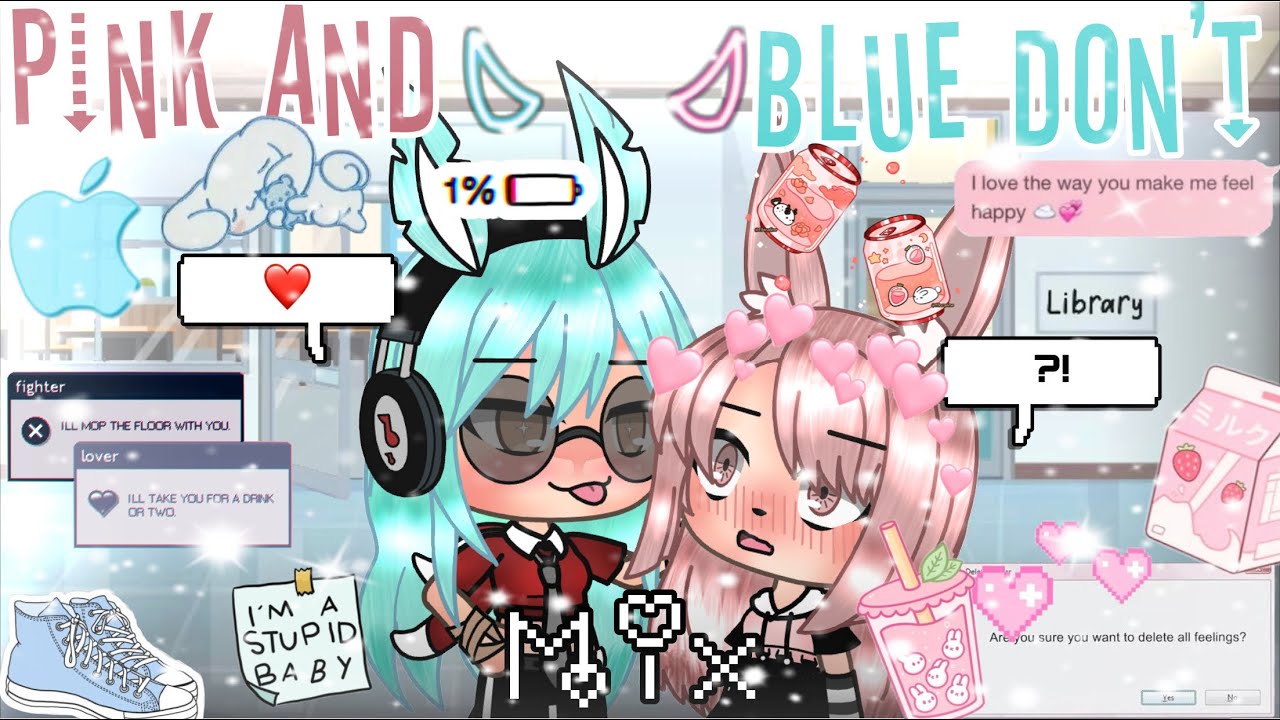 💙Pink and Blue Don’t Mix💙||🌈lesbian GLMM🌈||8k+ sub special||Original