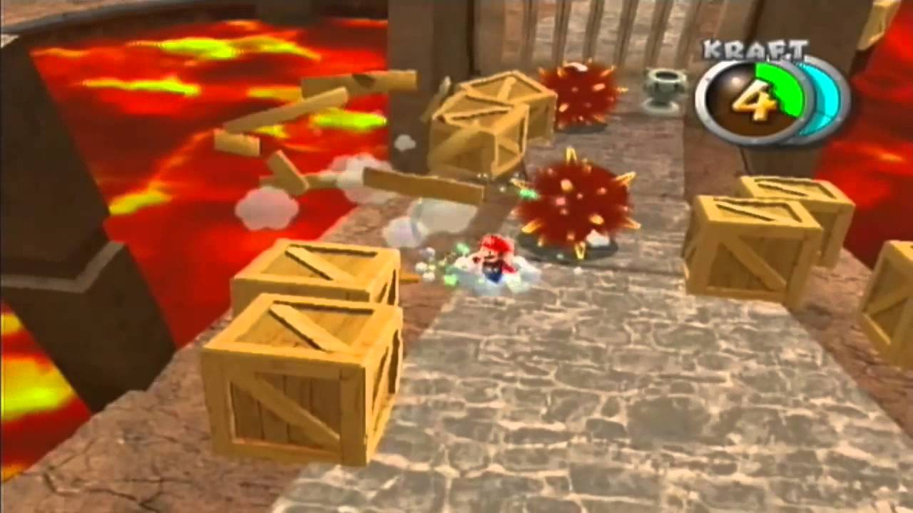 Super Mario Galaxy - Eisvulkan-Galaxie - Lavaweg im Land des Eises