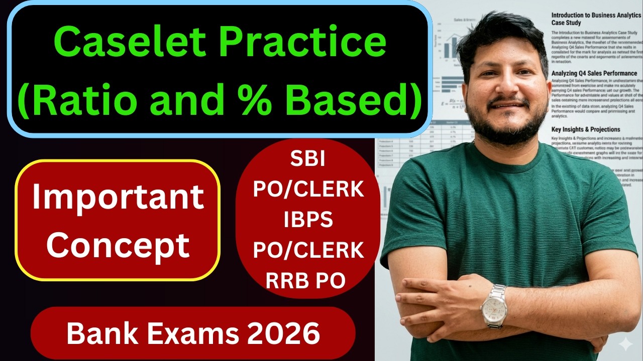 Caselet DI from Basic (Ratio and % Based) | Shortcut and Tricks | Bank Exams 2026 | Jay Saraswat