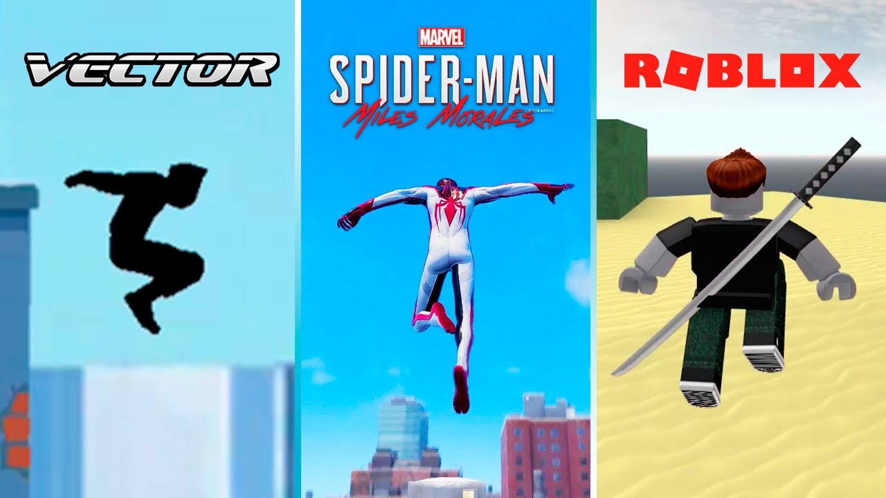 PARKOUR ANIMATIONS in 34 Video Games