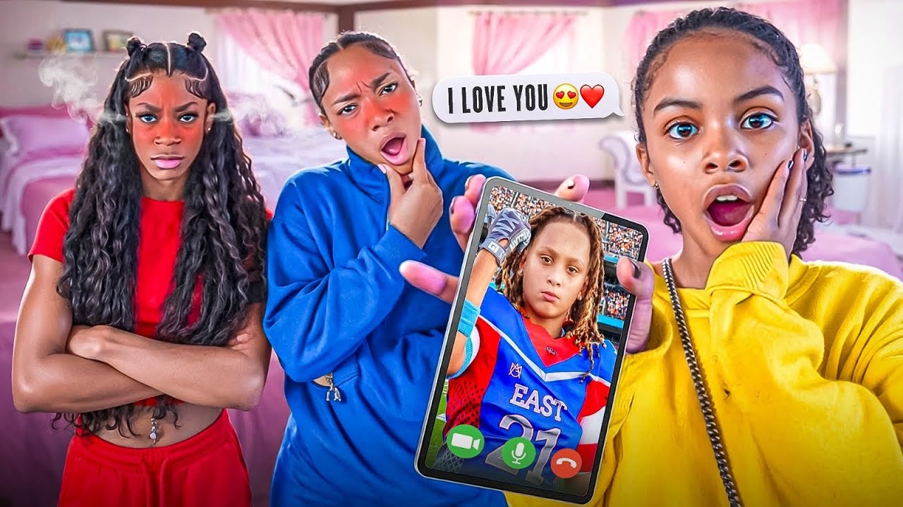 WE Caught MY LITTLE SISTER On FACETIME With HER CRUSH💔🤬