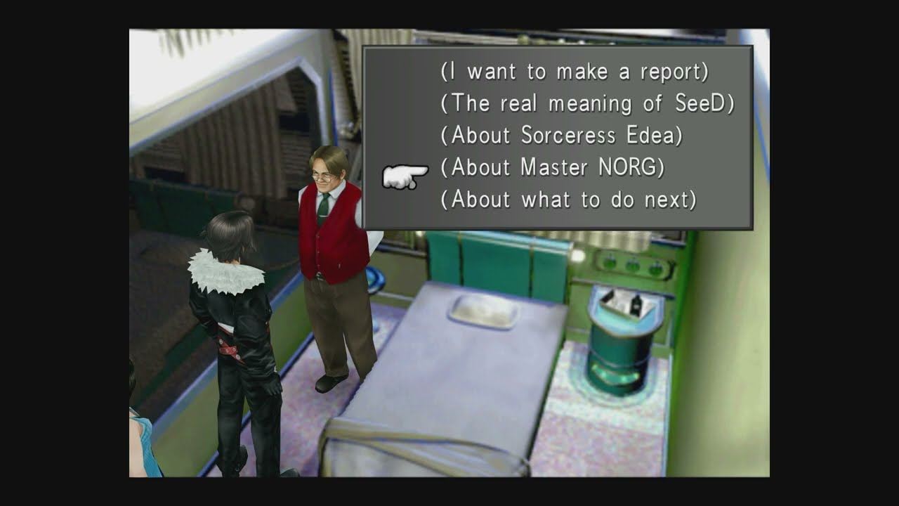 Final Fantasy VIII Remastered - Balamb Garden - Questioning Headmaster Cid