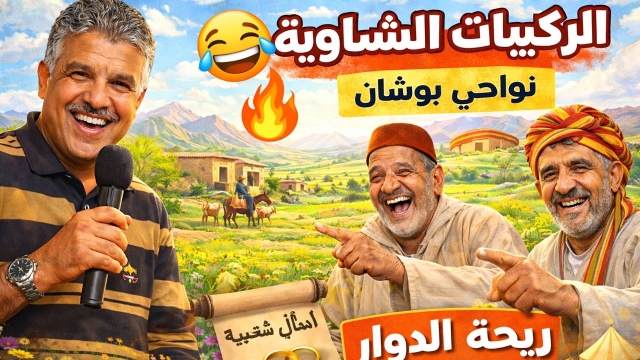 حلقة تموت بالضحك من ريحة الدوار 😂 الركيبات الشلحاوية نواحي بوشان
