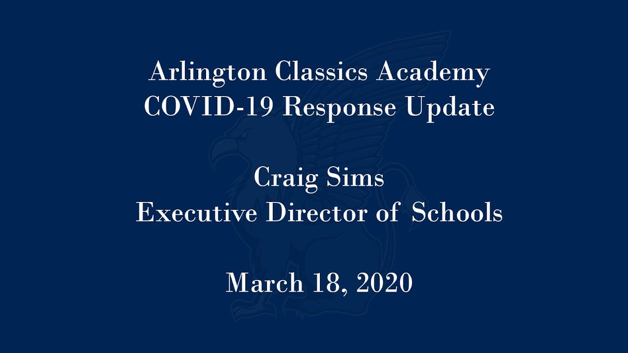 ACA COVID 19 Response UPdate 31820201