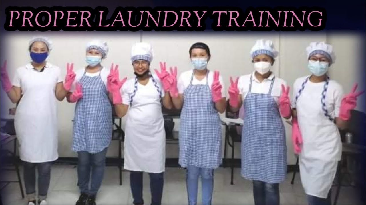 How we do our TESDA TRAINING FOR LAUNDRY AND IRONING