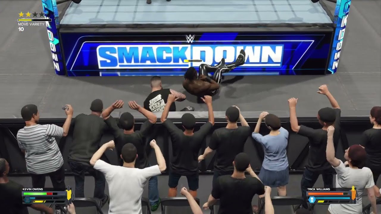 WWE 2K24 Trick Williams vs Kevin Owens U.S Championship