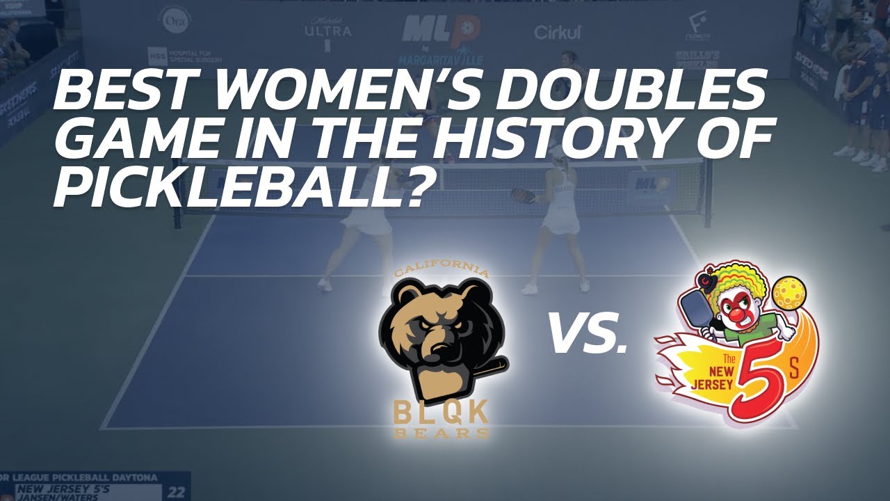 California BLQK Bears vs. New Jersey 5's - Women's Doubles Semi-Final - MLP Daytona Beach 2023