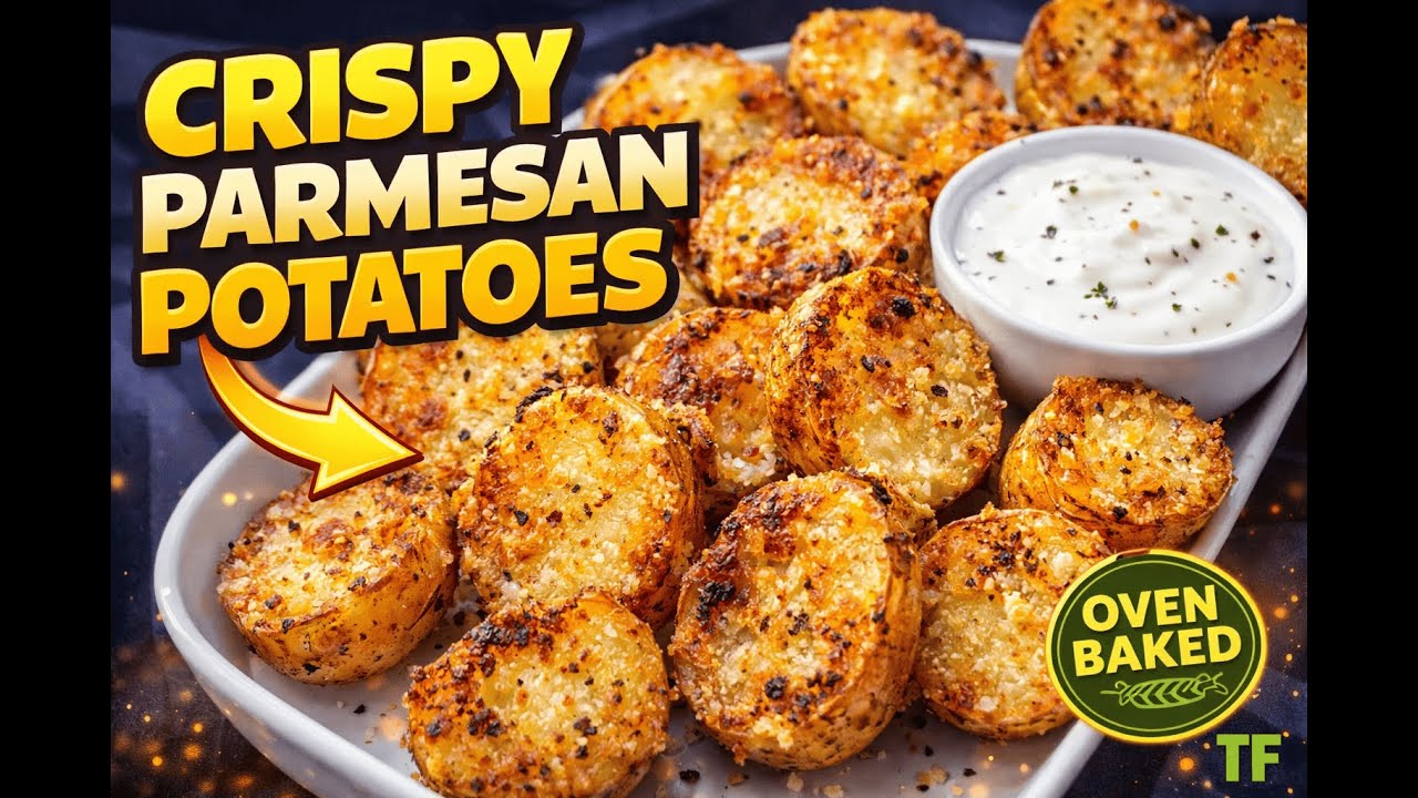Crispy Parmesan Potatoes (Oven-Baked) | Better Than Fries!