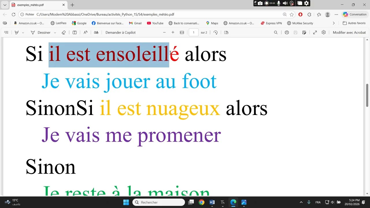 Programmation avec Python – Séance 5