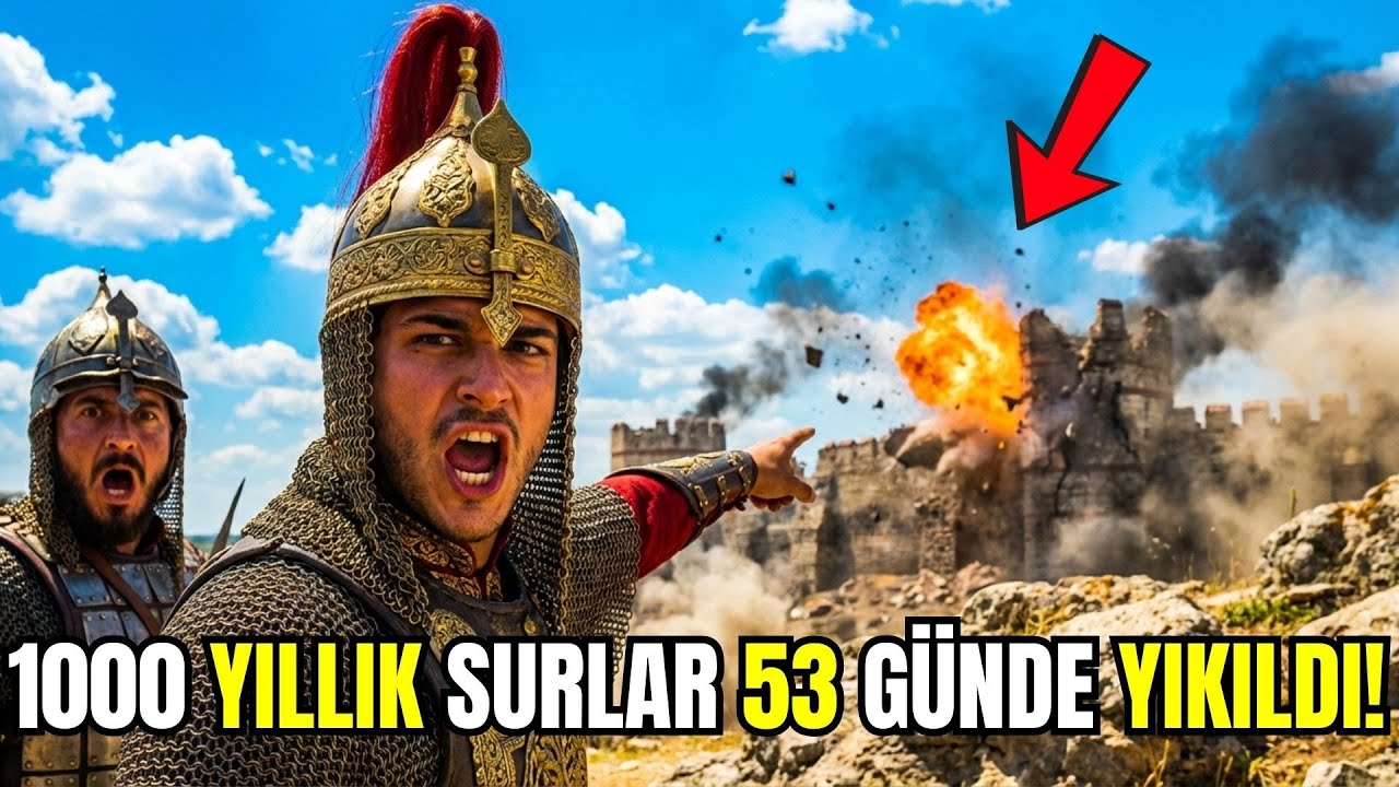 21 YAŞINDAKİ PADİŞAH 1000 YILLIK SURLARI 53 GÜNDE YIKTI! 😱 Herkes İmkansız Dedi | Bizans Yok Oldu ⚔️