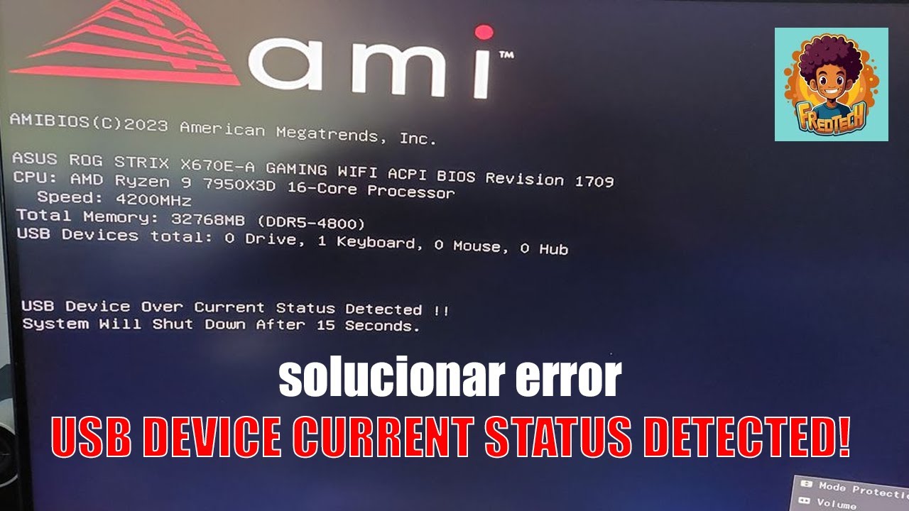 💥 Solución RÁPIDA al Error USB Over Current Status – Compatible con TODAS las Placas