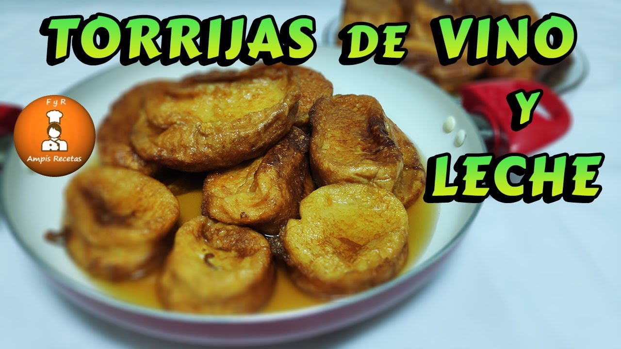 Torrijas de vino y leche - Receta de Semana Santa/@ampisrecetas ​